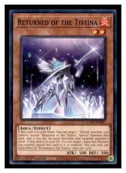 Yugioh Returned of the Tistina AGOV-EN087 1st Edition NM - Image 1