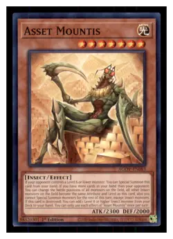 Yugioh Asset Mountis AGOV-EN083 1st Edition NM - Image 1