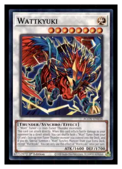 Yugioh Wattkyuki AGOV-EN038 1st Edition NM - Image 1