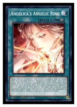 Yugioh Angelica's Angelic Ring AGOV-EN065 1st Edition NM - Image 1