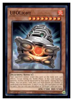 Yugioh UFOLight AGOV-EN021 1st Edition NM - Image 1