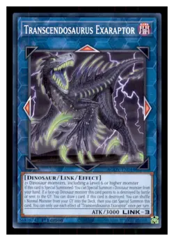 Yugioh Transcendosaurus Exaraptor AGOV-EN044 1st Edition NM - Image 1