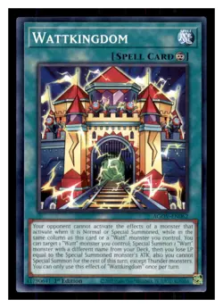 Yugioh Wattkingdom AGOV-EN062 1st Edition NM - Image 1