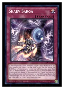 Yugioh Sharv Sarga AGOV-EN072 1st Edition NM - Image 1