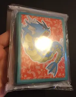 Gyarados Sleeves X 65 Holds Pokemon Cards Pokemon Centre Kanto 2021 NEW - Image 3