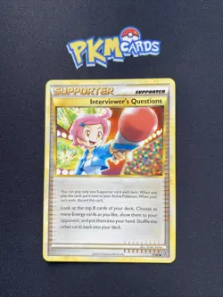 Pokemon TCG Interviewers Questions Unleashed 77/95 Regular MP. - Image 1