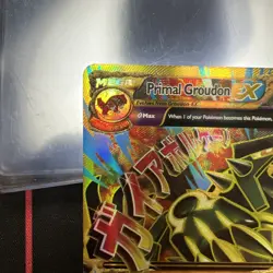 Primal Groudon EX (Shiny Full Art) 97/98 XY - Ancient Origins Holo Pokemon card - Image 2