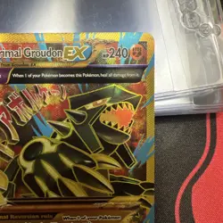 Primal Groudon EX (Shiny Full Art) 97/98 XY - Ancient Origins Holo Pokemon card - Image 3