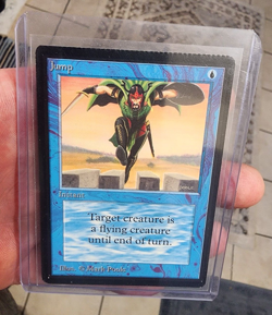 Lot of 5 CRIMPED MTG Cards- Beta NM Jump, Firestorm Phoenix Legends, Wasteland.. - Image 4