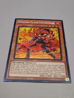 Fighting Flame Swordsman MP24-EN132 25th Anniversary Tin Yugioh Card NM - Image 1