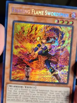 Fighting Flame Swordsman MP24-EN132 25th Anniversary Tin Yugioh Card NM - Image 3