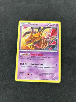 Pokemon TCG Giratina XY184 XY Promos Black Star Promo Cosmos Holo Card - NM - Image 1