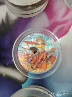 Gros Kini Pogs Goku Bulma Dragon Ball Z caps tazo menko cards carte slammer - Image 1