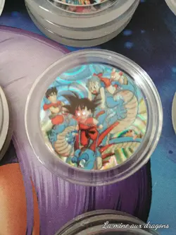 Gros Kini Pogs Goku Bulma Dragon Ball Z caps tazo menko cards carte slammer - Image 1