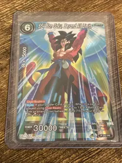 SS4 Son Goku Beyond All Limits P-262 PR Foil Dragon Ball Super Card Game - Image 5