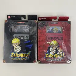 Bandai Zatch Bell The Card Battle Starter Deck Sets Lot #1 #2 New Sealed - Image 1