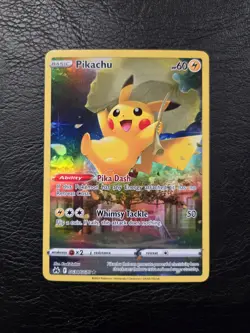 Pokemon Card TCG - Pikachu GG30/GG70 Crown Zenith Galarian Gallery Near Mint - Image 1