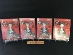 One Piece Luffy Promo ST21-014 Magazine 4 Card Set Weekly Shonen Jump 2025 TCG - Image 1