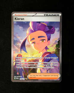 Pokemon Card Kieran 174/131 Prismatic Evolutions Special Illustration Rare NM ⭐ - Image 1
