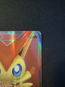 Pokemon TCG Victini Full Art Holo Card 98/101 BW Noble Victories - Image 2