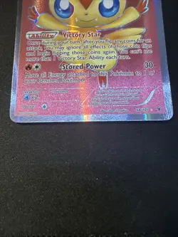 Pokemon TCG Victini Full Art Holo Card 98/101 BW Noble Victories - Image 4