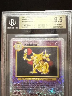 Pokemon Card Kadabra 49/110 Legendary Collection Reverse Holo 9.5 GEM MINT - Image 2