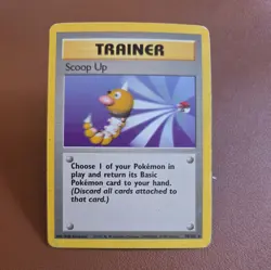 Scoop Up 78/102 Base Set Trainer Pokemon Card Unlimited Rare Vintage - Image 1