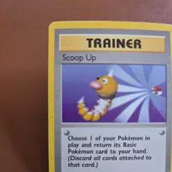 Scoop Up 78/102 Base Set Trainer Pokemon Card Unlimited Rare Vintage - Image 4