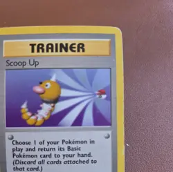 Scoop Up 78/102 Base Set Trainer Pokemon Card Unlimited Rare Vintage - Image 5