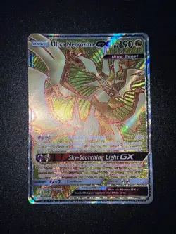 Ultra Necrozma GX 127/131 SM Forbidden Light Full Art Holo Rare Pokemon Card ZZ9 - Image 2