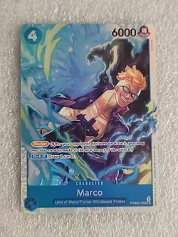 One Piece The Best Vol.2 Card Game Marco PRB02-008 SR English - Image 1