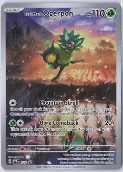Teal Mask Ogerpon Promo SV: Scarlet & Violet Promo Cards 123 NM - Image 1