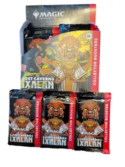 Three Magic the Gathering The Lost Caverns Of Ixalan Collector Booster pack mtg - Image 2