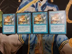 Arcane Denial MTG Alliances Blue Common Instant Near-Mint x4 GG4 - Image 1