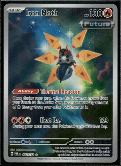 Pokemon Card - S&V Paradox Rift EN - Iron Moth - Illustration Rare (187/182) - Image 1