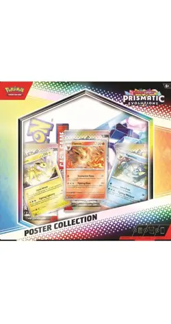 Pokemon TCG Scarlet & Violet Prismatic Evolutions Poster Collection Box - Image 1