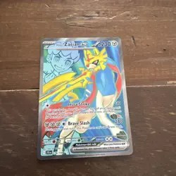 Pokemon TCG Hop's Zacian ex Ultra Rare Journey Together 176/159 - Image 1