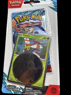 1 Pokemon TCG Journey Together Yanma Booster Checklane Blister Pack Sealed - Image 1