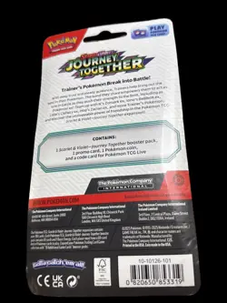 1 Pokemon TCG Journey Together Yanma Booster Checklane Blister Pack Sealed - Image 2