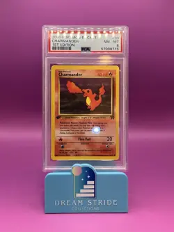 Charmander 2000 Pokemon Rocket #50 1st Edition PSA 8 - Image 1