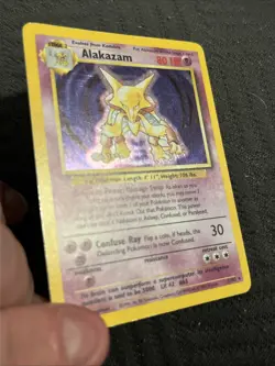 Pokemon Alakazam TCG 1/102 Base Set Holo Rare Vintage - Image 3