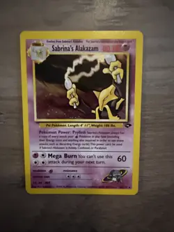 Pokemon TCG Sabrina's Alakazam Gym Challenge 16/132 Holo Rare Unlimited - Image 1