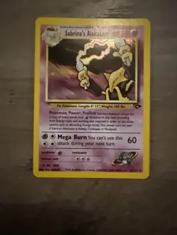 Pokemon TCG Sabrina's Alakazam Gym Challenge 16/132 Holo Rare Unlimited - Image 2