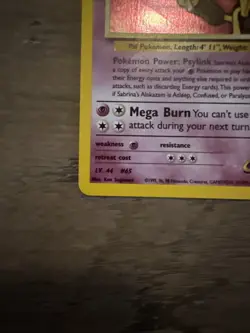 Pokemon TCG Sabrina's Alakazam Gym Challenge 16/132 Holo Rare Unlimited - Image 5