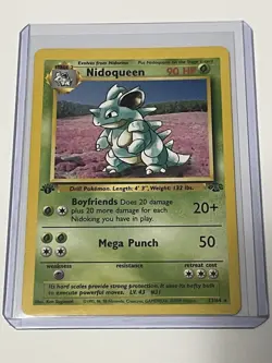1999 Pokemon Jungle 1st Edition Nidoqueen Rare Non Holo #23/64 Vintage NM - Image 1