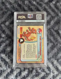 1999 TOPPS Pokemon TV Charmeleon FOIL #5 Gem Mint 10 PSA - Image 5