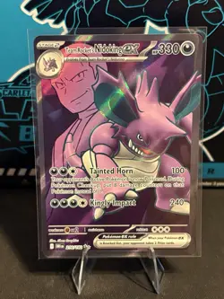 Pokemon TCG Team Rockets Nidoking EX 216/182 Near Mint Destined Rivals UR - Image 1