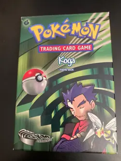 POKEMON THEME DECK-BOX ONLY: Koga/Gym Challenge *Super Nice/New Looking!* - Image 1