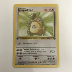 1999 Pokemon Jungle Kangaskhan 1st Edition #21/64 Non-Holo LP/NM - TCCCX - Image 1