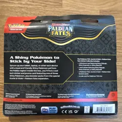 🔥Pokemon TCG Paldean Fates Tech Sticker Collection - |BRAND NEW SEALED🔥 - Image 2